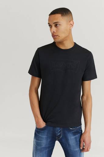 Levi's T-shirt Housemark Svart