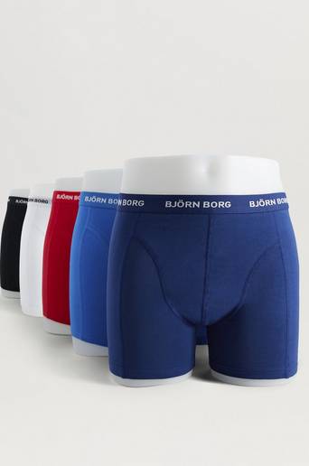 Björn Borg Boxershorts Noos Solids 5-pack Multi