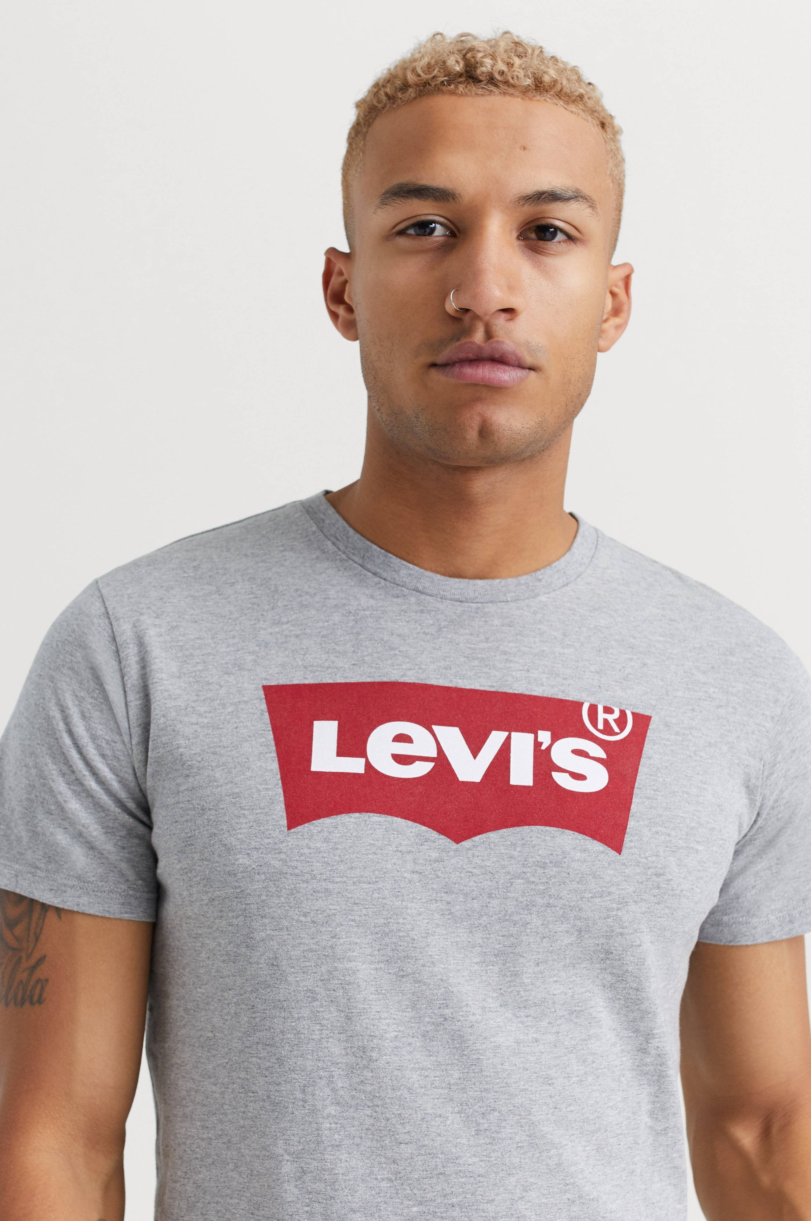 Levis Graphic Setin Neck T-shirts & linnen White