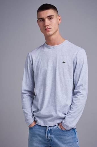 Lacoste Tröja Long Sleeve Crew Neck Tee CCA Grå