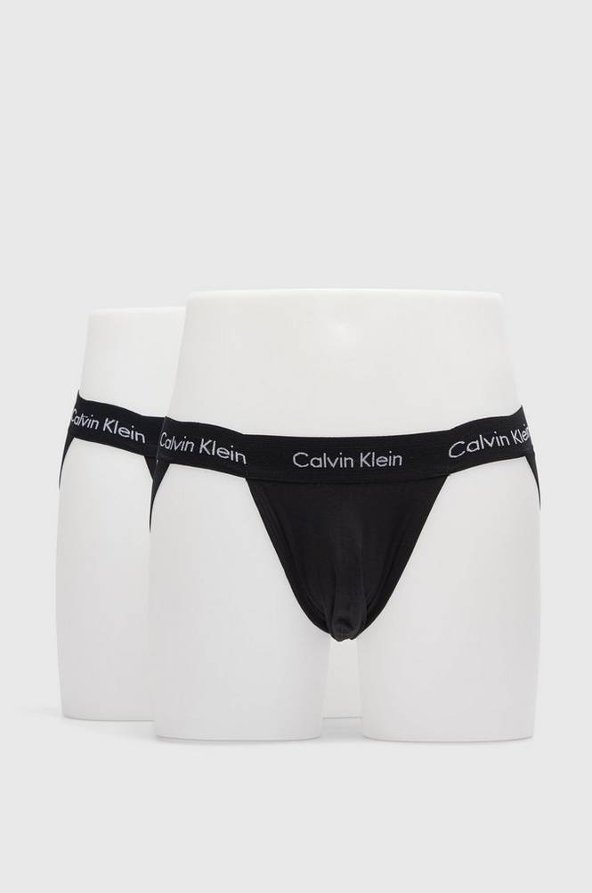 ganske enkelt Misforståelse Mejeriprodukter Sort Calvin Klein Underbukser 2-pack Cotton Stretch Jock Strap undertøj for  herre - Pashion.dk