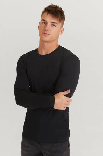 Bread & Boxers Tröja Long Sleeve Svart