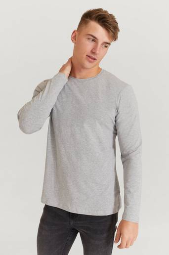 Bread & Boxers Tröja Long Sleeve Grå