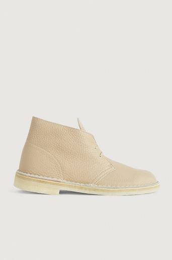 Clarks Boots Desert Boot Suede Vit