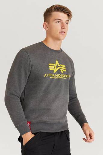 Alpha Industries Sweatshirt Basic Sweater Grå