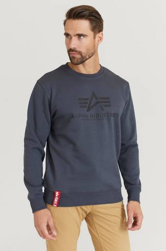 Alpha Industries Sweatshirt Basic Sweater Grå