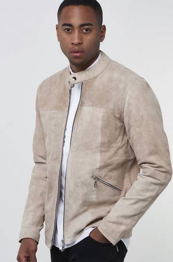 William Strouch Jacka Suede Jacket Brun