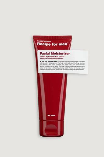 Recipe for men Facial Moisturizer 75ml Grå