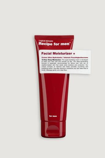 Recipe for men Facial Moisturizer + 75ml Grå