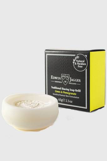 Edwin Jagger Shave Soap Refill Limes & Pomegranate Grå