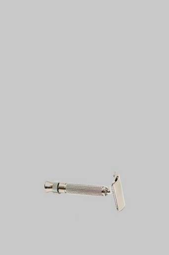 Sovereign Short Daddy Chrome Safety Razor Silver