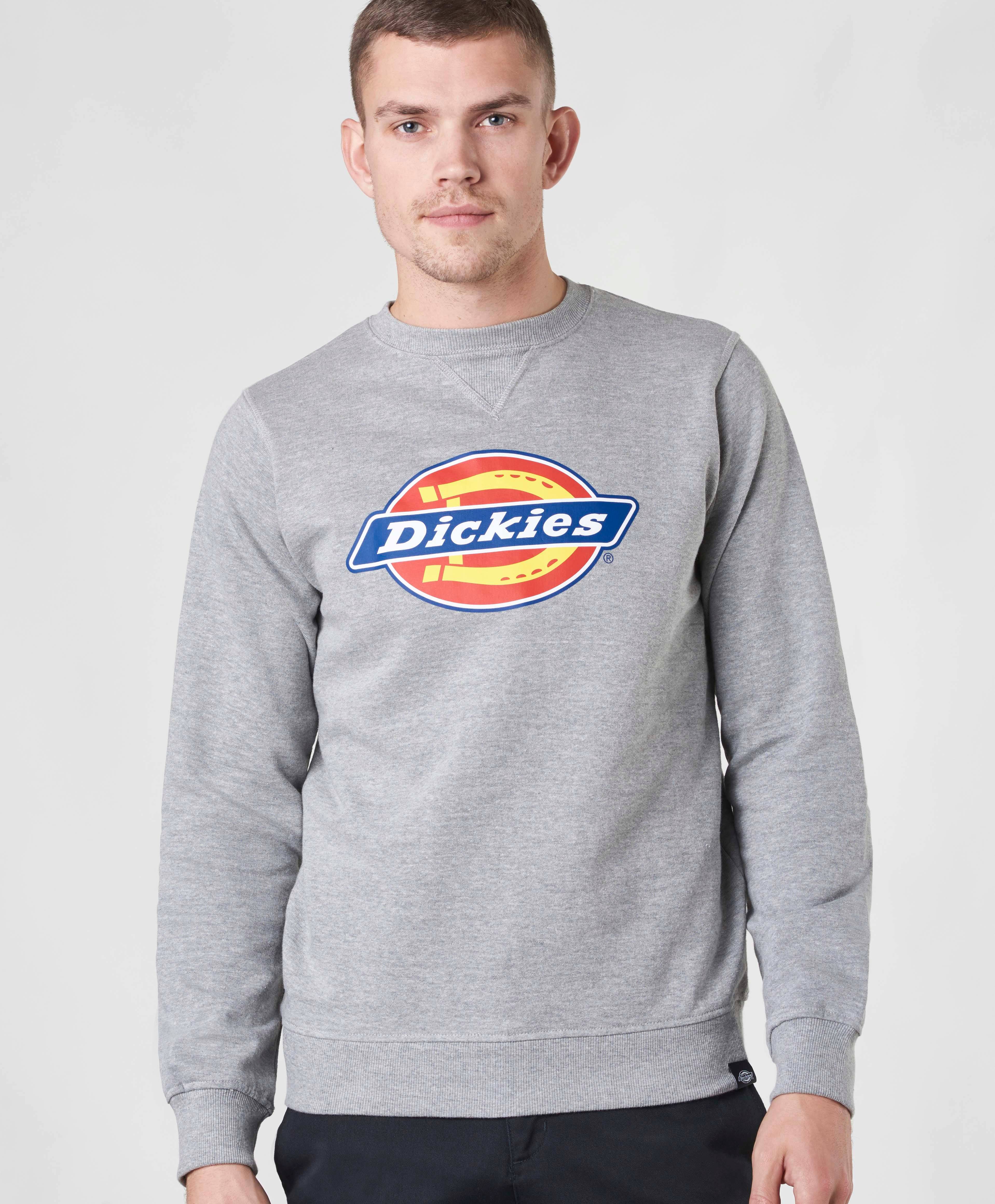 Dickies-Harrison Grey Melange Pullover T-shirt