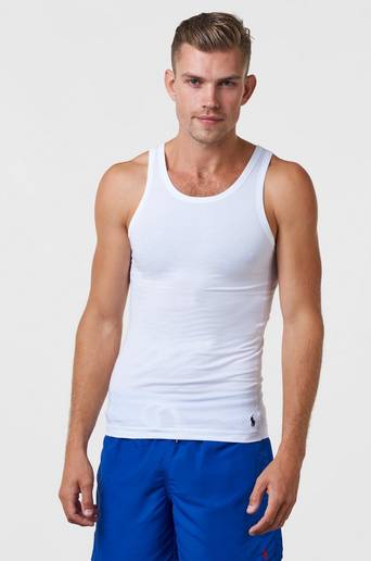 Polo Ralph Lauren Linne Tank White Vit