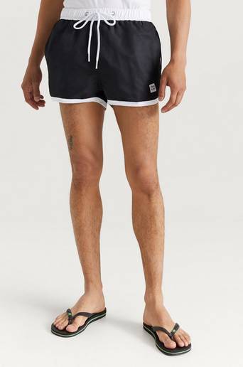 Frank Dandy Badshorts St Paul Swimshorts Black Svart