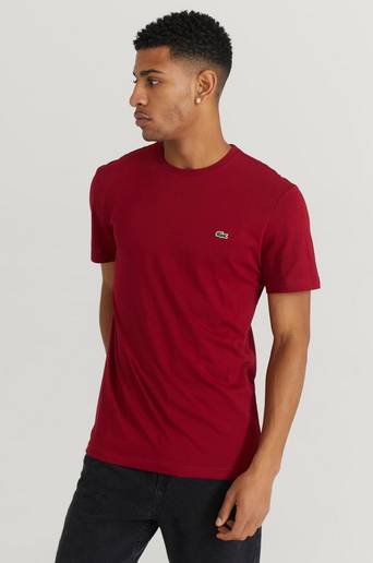 Lacoste T-shirt Crew Neck Tee Röd