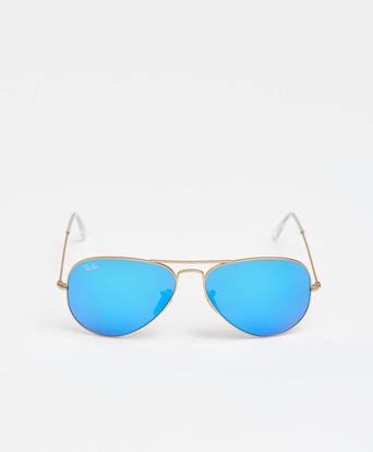 Ray-Ban Solglasögon Aviator Gold/Blue Guld