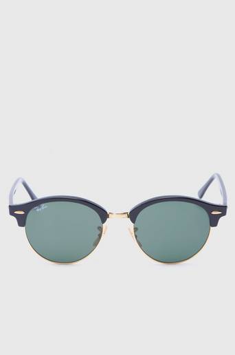 Ray-Ban Solglasögon RB4246 Clubround Black Svart