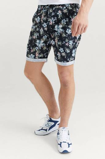 Mouli Shorts Borian Blue Jungle Blå