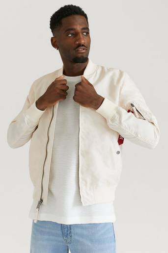 Alpha Industries Jacka MA1TT Bomber Vit