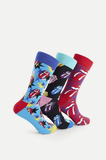 Happy Socks Strumpor 3-pack Rolling Stones Box Multi