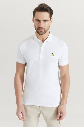 Lyle & Scott Pikétröja Plain Polo Shirt Vit