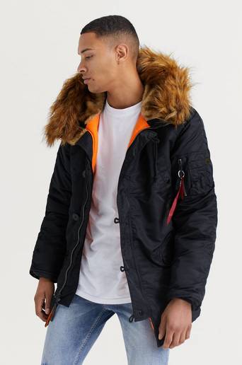 Alpha Industries Parkas N3B VF 59 257 Svart