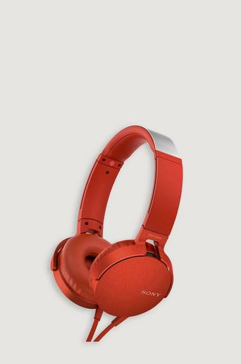 Sony Headset MDR-XB550AP Röd