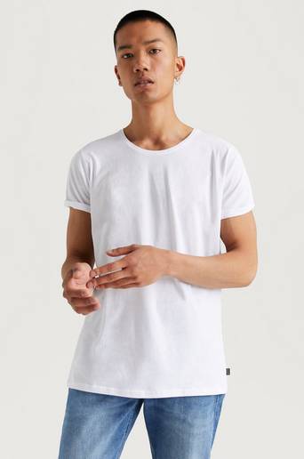 Resteröds T-shirt Jimmy Solid Tee Vit