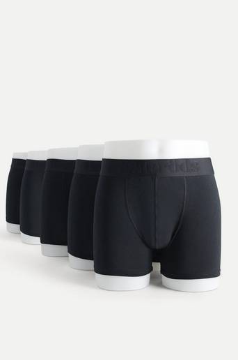 Resteröds Boxerkalsonger Bamboo Gunnar 5-pack Svart