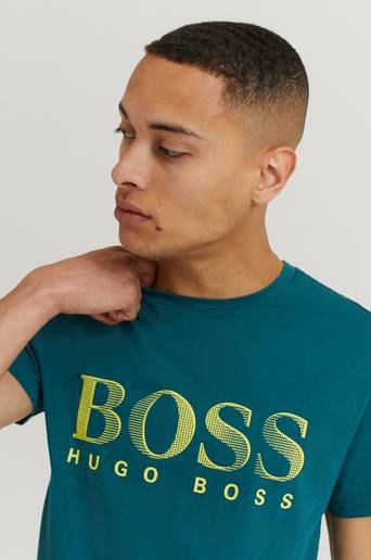 BOSS T-Shirt RN Logo Grön