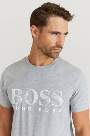 BOSS T-Shirt RN Logo Grå