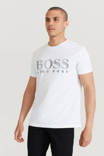 BOSS T-Shirt RN Logo Vit