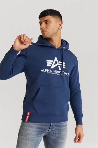 Alpha Industries Hoodie Basic Hoody Blå