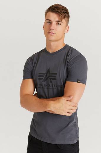 Alpha Industries T-Shirt Basic T-shirt Grå