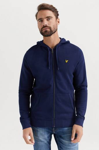 Lyle & Scott Hoodie Ziptrough Blå