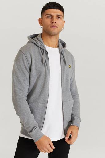 Lyle & Scott Hoodie Ziptrough Grå