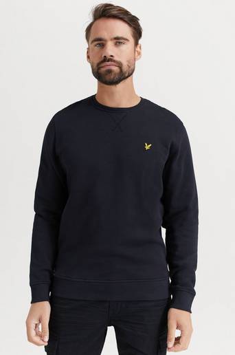 Lyle & Scott Sweatshirt Crew Neck Svart