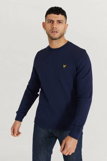 Lyle & Scott Sweatshirt Crew Neck Blå