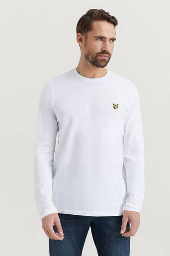 Lyle & Scott T-shirt LS Crew Neck T-shirt Vit