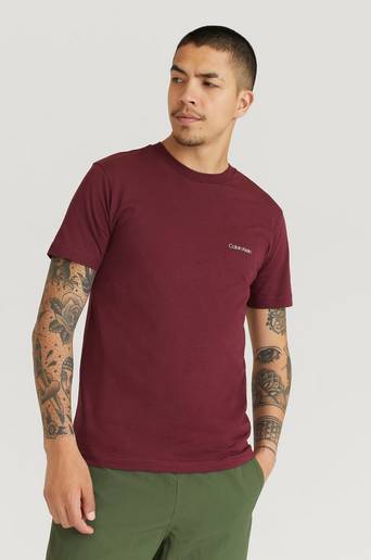 Calvin Klein T-Shirt Cotton Chest Logo T-shirt Röd