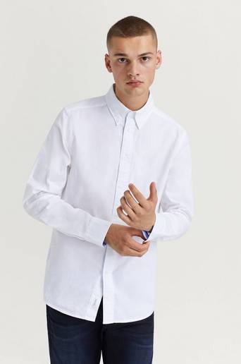 Calvin Klein Skjorta BD Washed Oxford Shirt Vit