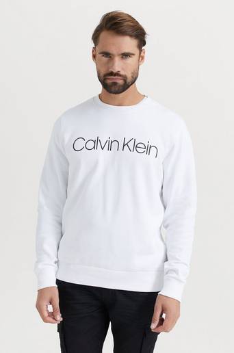 Calvin Klein Sweatshirt Cotton Logo Vit