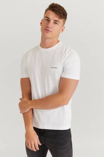 Calvin Klein T-Shirt T-shirt Cotton Chest Logo Vit