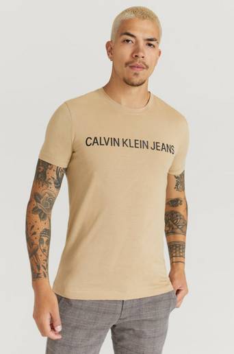 Calvin Klein Jeans T-Shirt Institutional Logo Slim SS Tee Grå