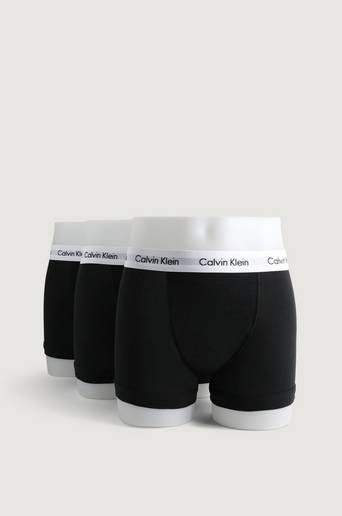 Calvin Klein Underwear Kalsonger Cotton Stretch Trunk 3-pack Svart