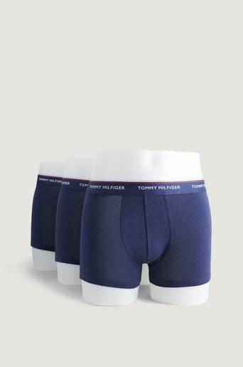 Tommy Hilfiger Kalsonger Premium Essentials Cotton Stretch Trunk 3-pack Blå