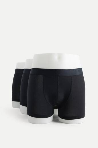 Resteröds Kalsonger Boxer Trunk Lyocell Short Leg 3-pack Svart