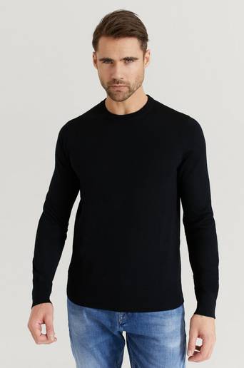 Filippa K TRÖJA M. Merino Sweater Svart