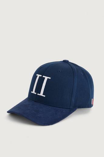 Les Deux Keps Baseball Cap Suede II Blå