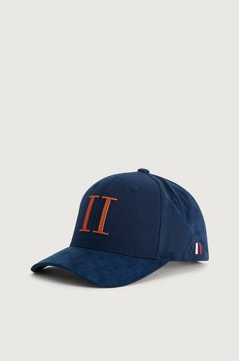 Les Deux Keps Baseball Cap Suede II Blå